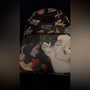 Loungefly villians mini backpack